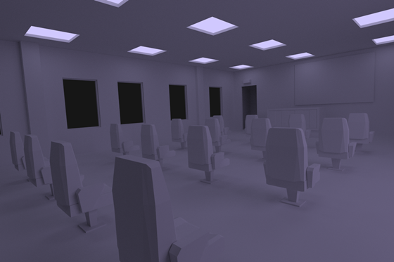 Interiors: debriefing room